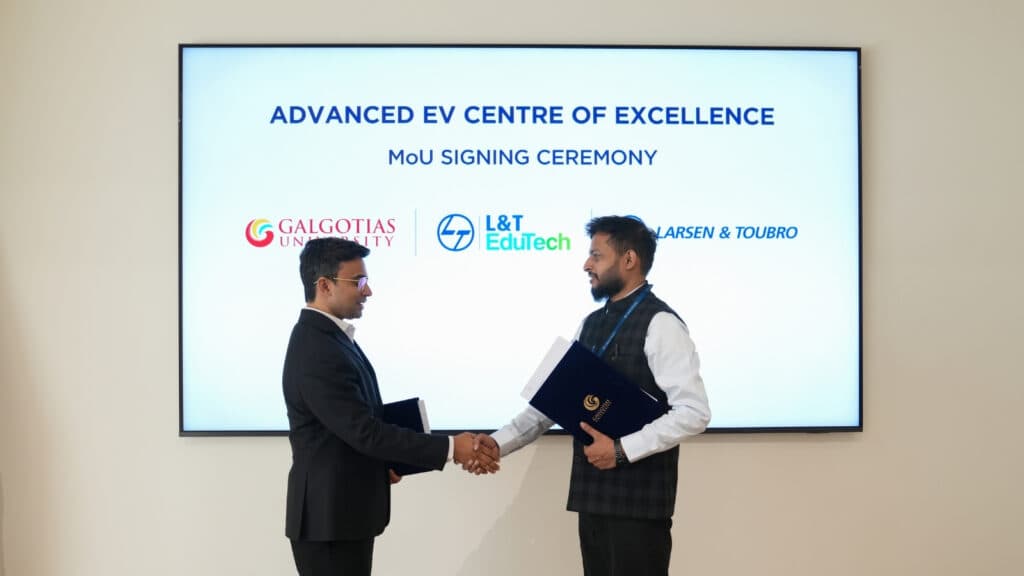 L&T EduTech and Galgotias University Launch First-of-its-KindAdvanced EV Centre of Excellence in India to Prepare Studentsfor the EV Future